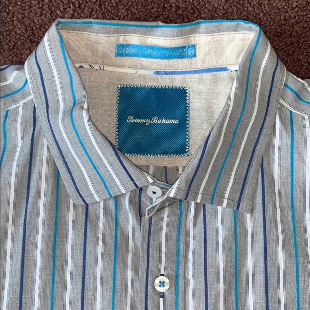 EUC Tommy Bahama Button Down, XL